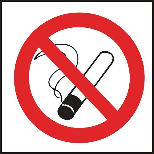 Vogue Sticker Verboden te Roken zelfklevend