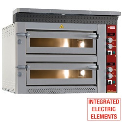Diamond Elektrische Pizza Oven voor 2x 4 pizza's van Ø 35 cm - Logic Line Plus