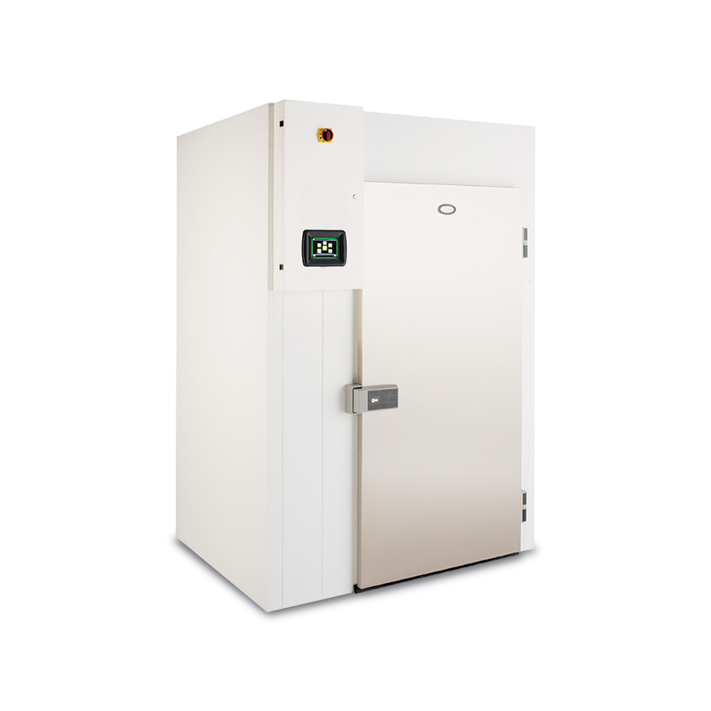 Foster modulaire Blast Chiller/Freezer terugkoelcapaciteit 100 kilo deurbreedte 70 cm 25 mm vloer en integrale oprit