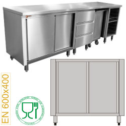 Diamond Module voor patisserie kast 100 (b) cm 2 schuifdeuren