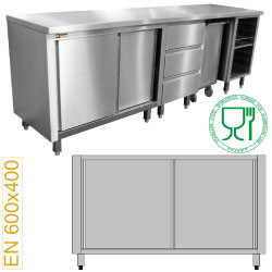 Diamond Module voor patisserie kast 150 (b) cm 2 schuifdeuren