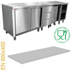 Diamond Module voor patisserie top 50 (b) cm RVS