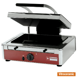 Diamond Panini Grill MEDIUM vitrokeramisch - Base Line