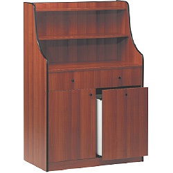 Diamond Dienstmeubel met 2 laden en 1 deur 1 schacht "kers"