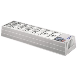 Diamond gekoelde Opzetstructuur GN 7 - GN 1/3 - White line
