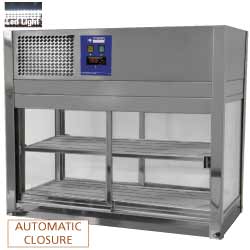 Diamond tafelmodel Koelvitrine 150 liter met 4 glazen zijden en 2 schuifdeuren - Showcase Plus