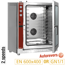 Diamond Convectie Oven op gas inclusief automatische bevochtiger 10x EN (GN) - Convobis Line