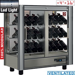 Diamond gekoelde Wijnvitrine 216 liter moduleerbaar