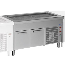 Diamond gekoeld Bovenelement op koelkast 4 GN 150 (b) cm - Self 800