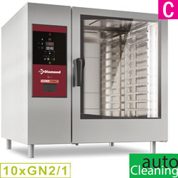 Diamond directe gas Stoom en Convectie Oven 10x GN 2/1 met automatic cleaning system