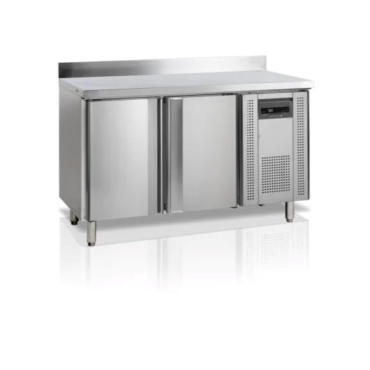 Topcold Koelwerkbank 240 liter met 2 deuren en opstaande rand