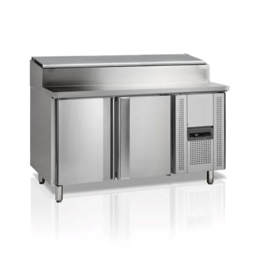 Topcold Saladette Koelwerkbank 362 liter met 2 deuren