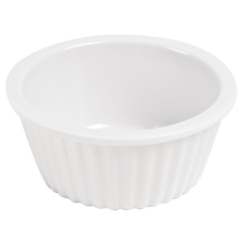 Kristallon Ramekin geribbeld 2,8 cl wit 12 stuks