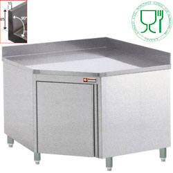 Diamond Hoekwerktafelkast 90ᵒ met opstaande achterwand 110 (l) cm 1,15 m3 - Standard Line